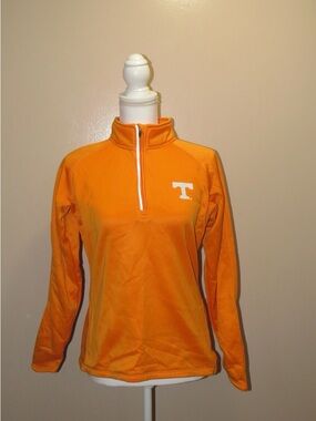 University of Tennessee: Orange Women's Quarter-Zip Pullover with Power T logo
